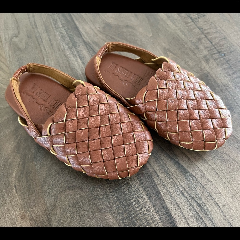 The Simple Folk brown mule sandals. Toddler 8c. 100% leather. NWOT